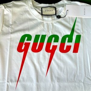Gucci Blade White Cotton LG Men’s T-shirt